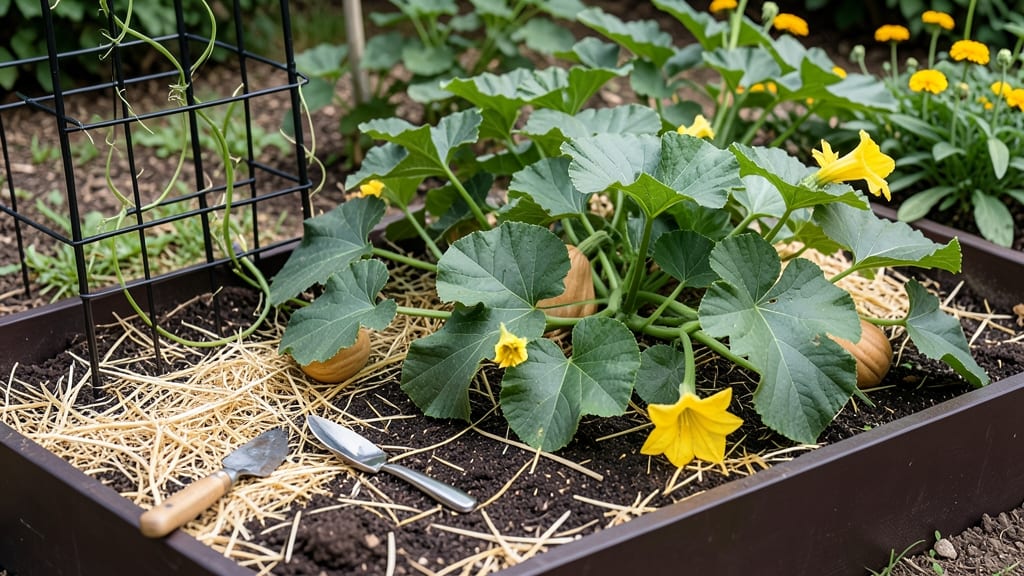 How to Grow Butternut Squash in Small Spaces: Vertical Trellis Hack for Bountiful Harvests