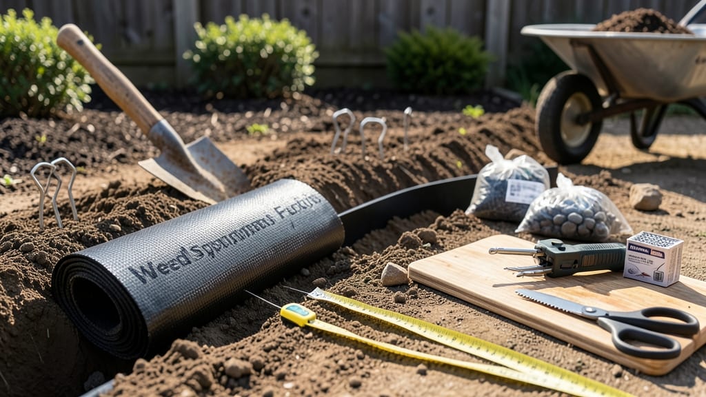 How to Install Landscape Fabric and Edging: Weed-Blocking Barriers for Long-Lasting Beds