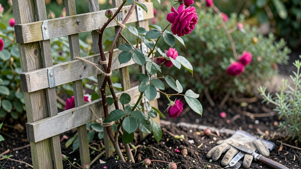 How to Make a Rose Trellis: Sturdy Grid Design for Climbing Roses