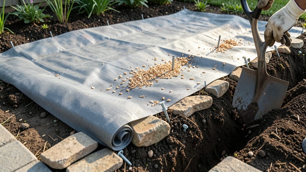 How to Hold Down Landscape Fabric: Heavy-Duty Stakes and Secure Edging Tricks