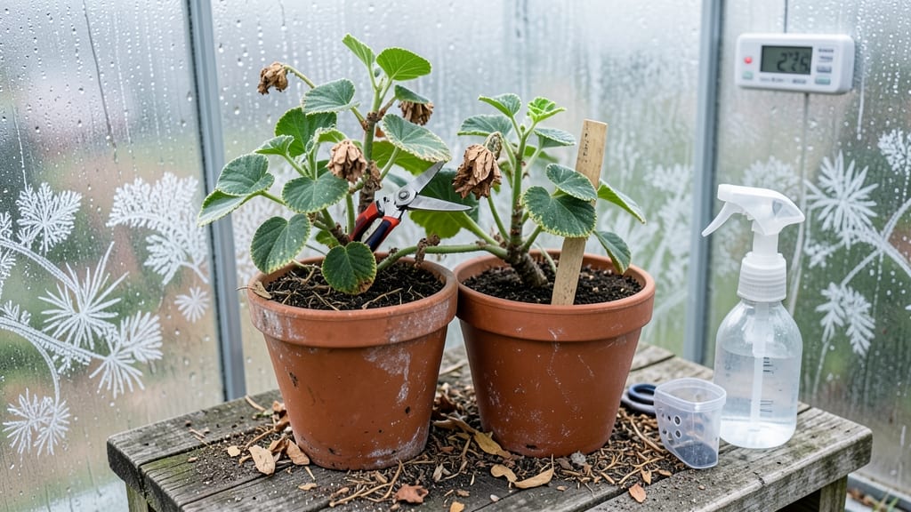 How to Overwinter Geraniums in Cold Greenhouses: Survival Guide for Frost-Tender Blooms