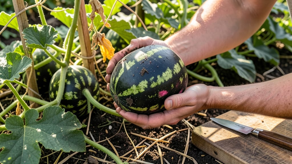 How to Pick a Sweet Black Diamond Watermelon: Tap, Thump, and Slide Test for Perfect Ripeness