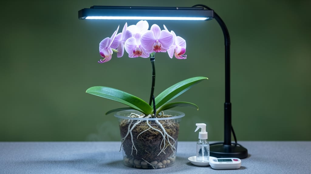 How to Grow Orchids Under Artificial Light: Bloom Brighter With LED Spectrum Hacks