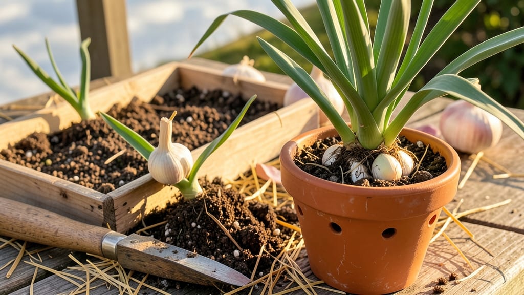 Growing Garlic From a Clove in a Pot: Bold Harvests in Small Spaces