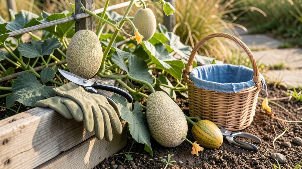 How to Know If Cantaloupe Is Ready to Pick: Nose, Thumb, and Vine Check That Never Fails