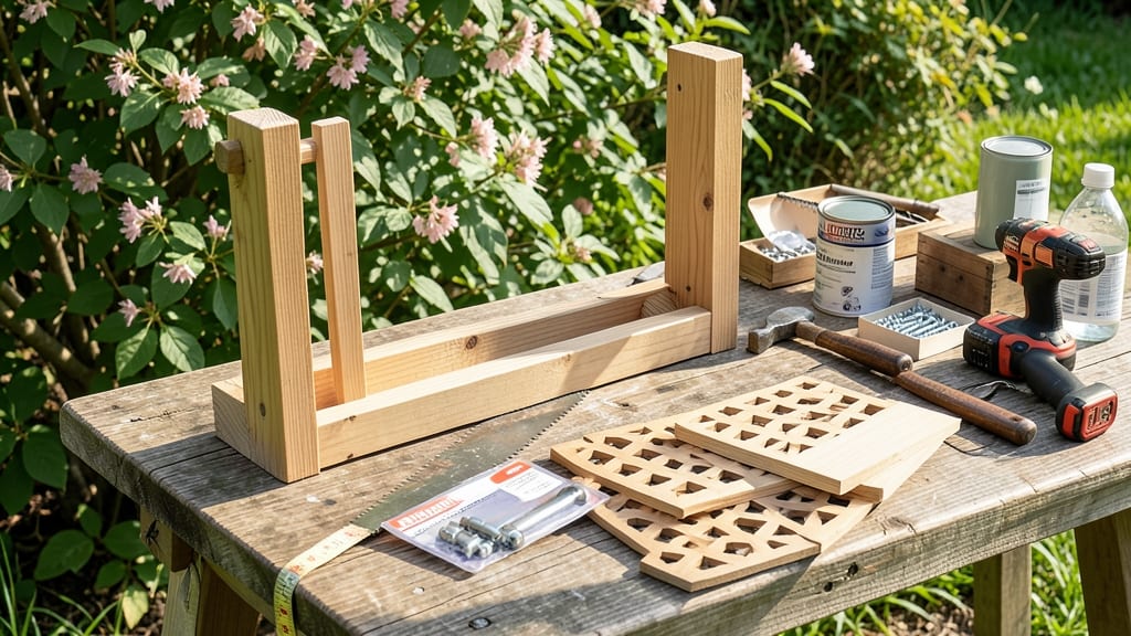 How to Make a Simple Garden Gate: Sturdy Wood and Metal Design in 4 Hours
