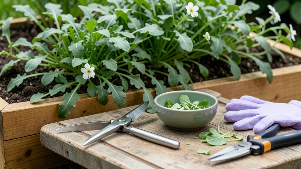 How to Cut Arugula: Precision Stems for Maximum Leaf Yield