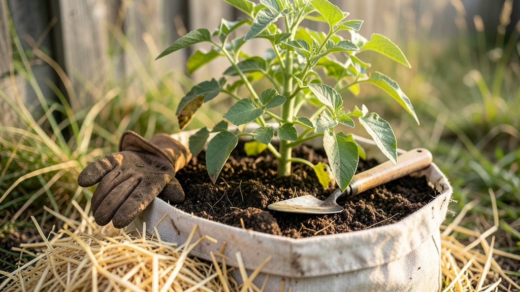 Hill Potatoes in Containers: Space-Saving Method for Bountiful Harvests