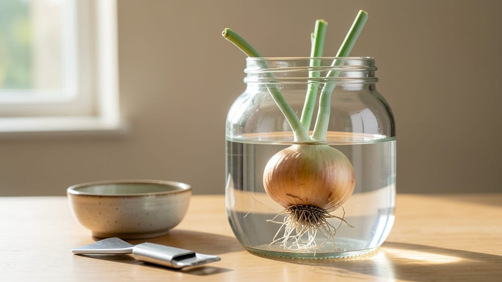 How to Grow Onions From Onions in Water: Regrow Green Onions in 2 Weeks