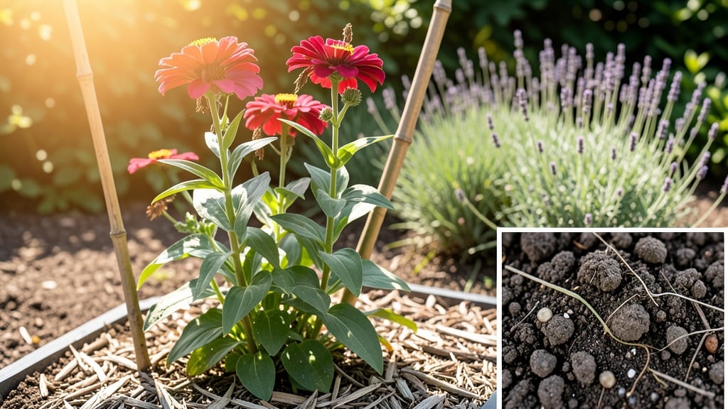 How to Get Zinnias to Grow Tall: Sunlight and Staking Secrets for Towering Blooms