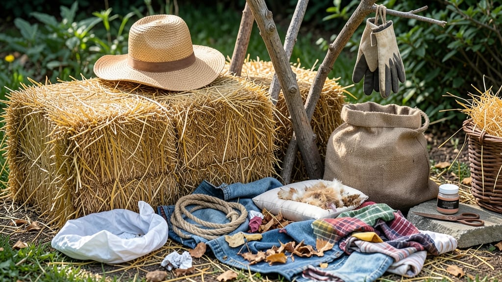 How to Make Your Own Scarecrow: Rustic Garden Guardian in 30 Minutes
